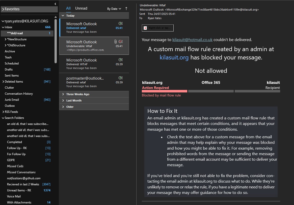 No more Naughty words in Emails